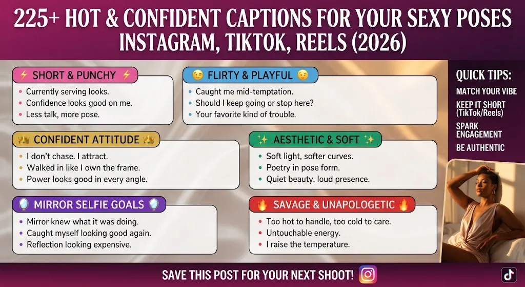 Sexy Poses Captions