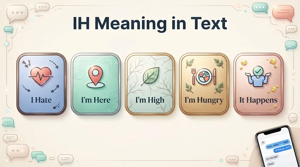IH Meaning in Text