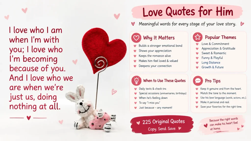 Romantic Quotes for Him