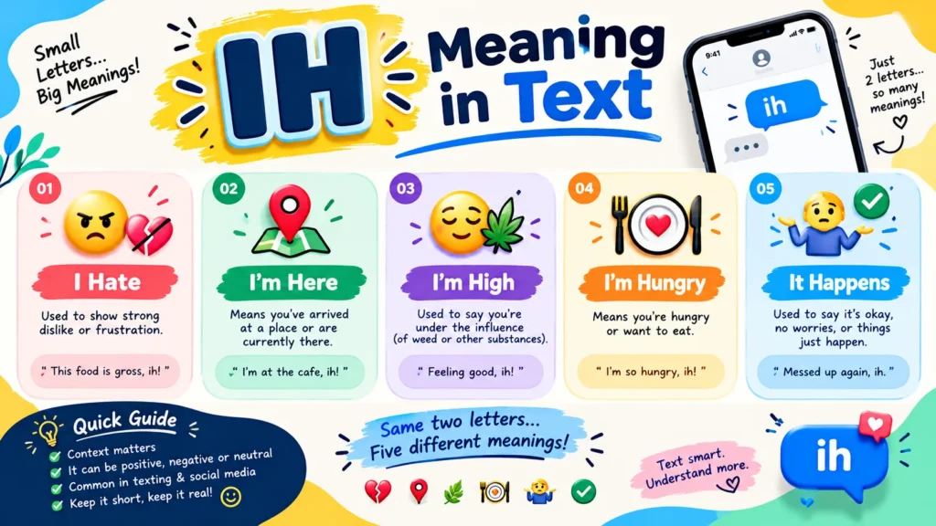 IH Meaning in Text