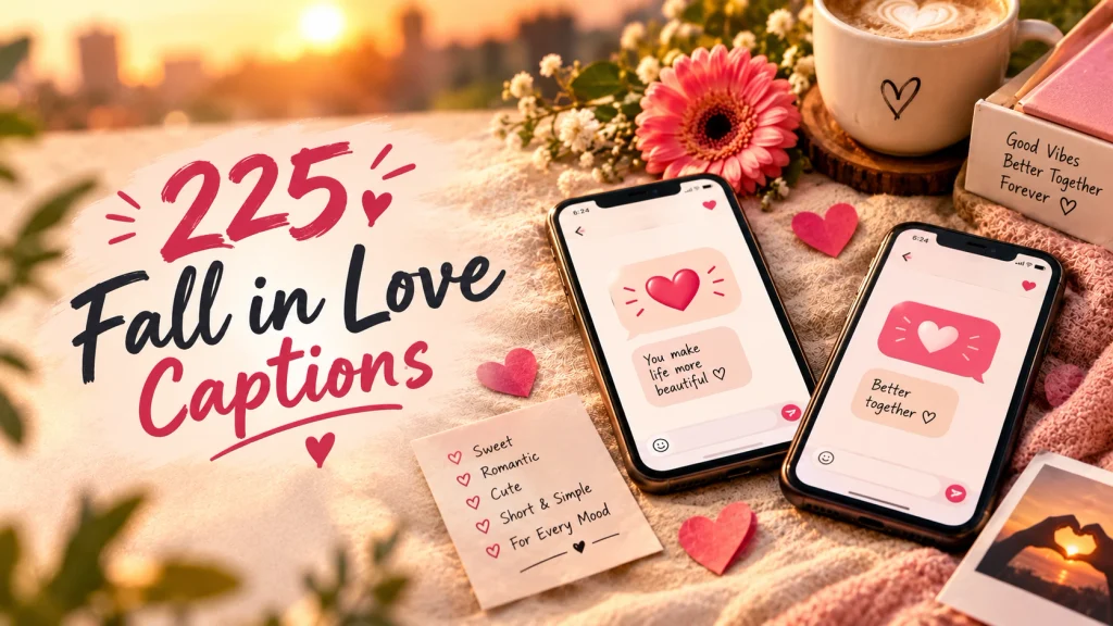 Fall in Love Captions