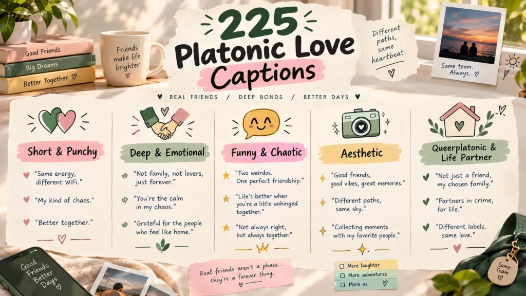 Platonic Love Captions