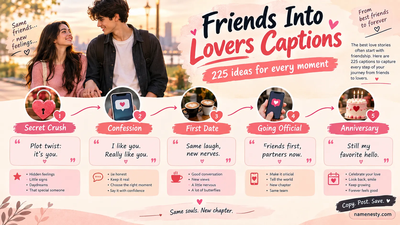 Friends Into Lovers Captions