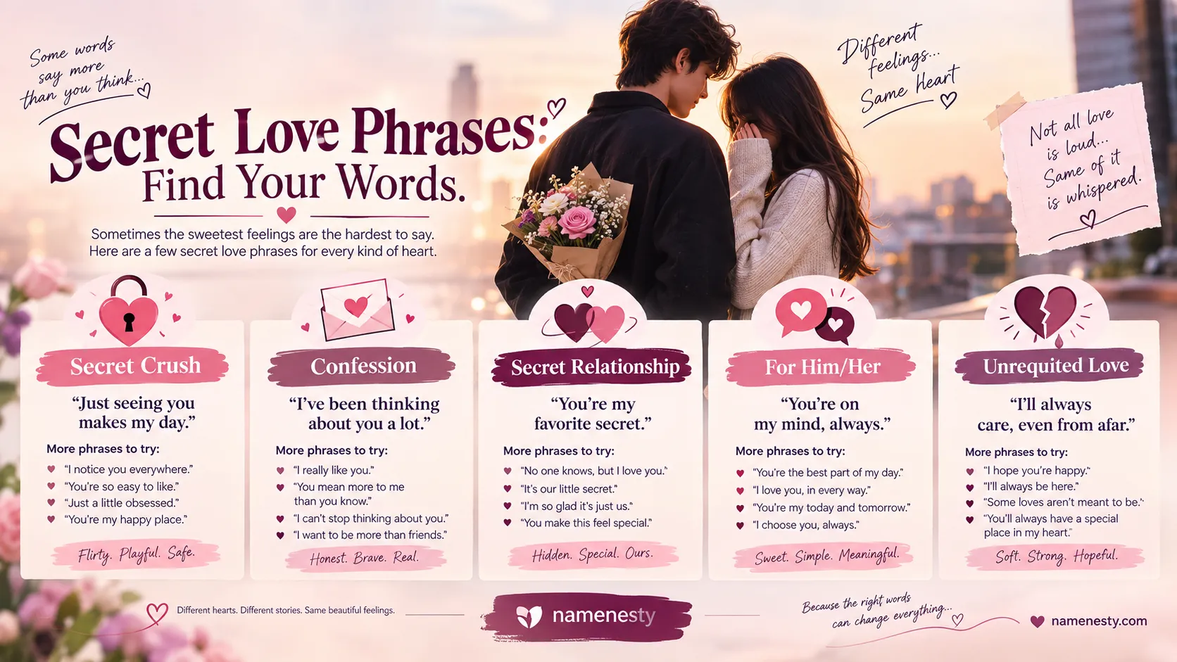 Secret Love Phrases
