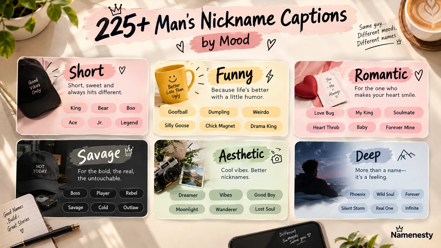 Man's Nickname Captions