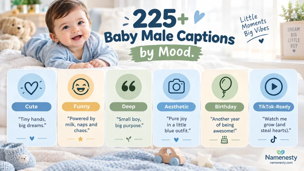 Baby Male Captions 