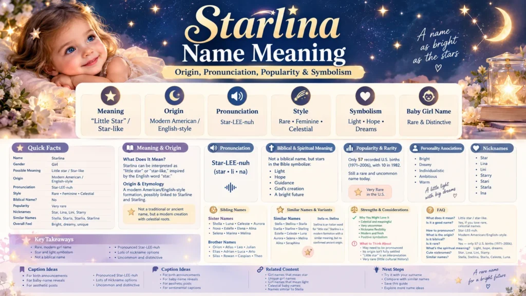 Starlina Name Meaning