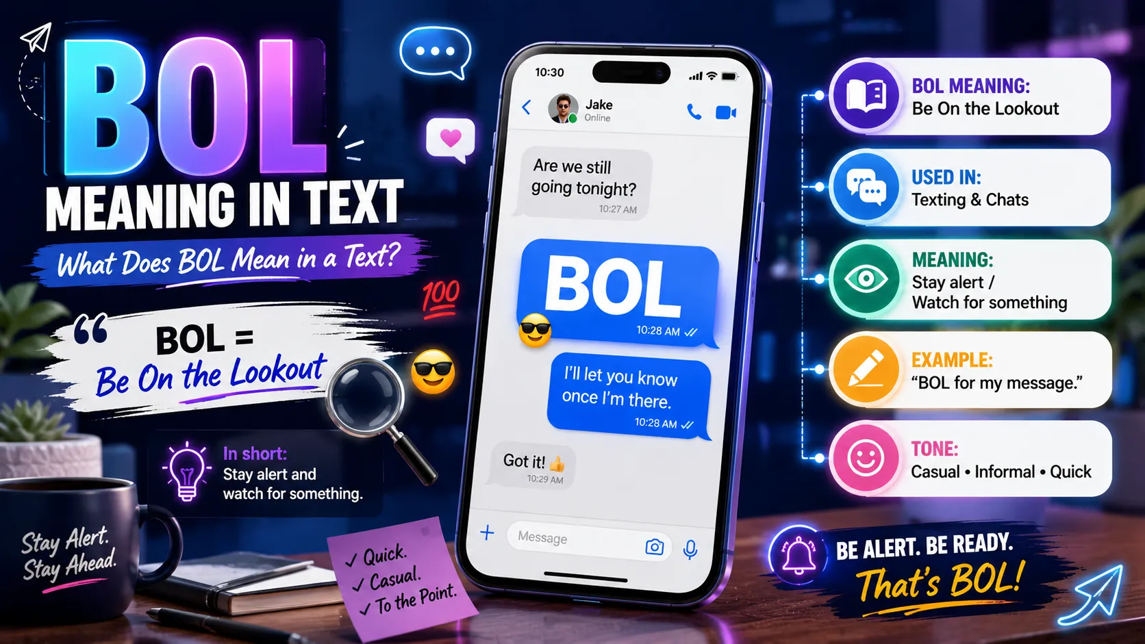 BOL Meaning in Text