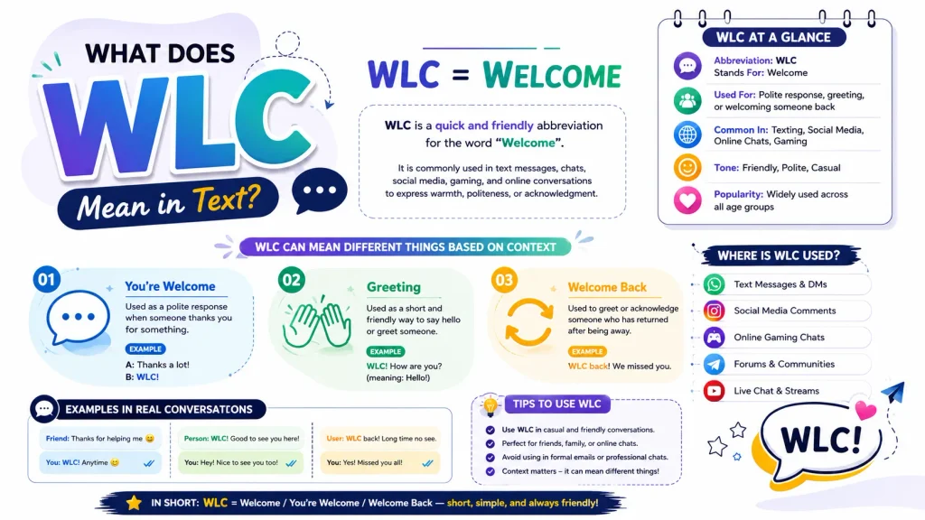 WLC Meaning in Text