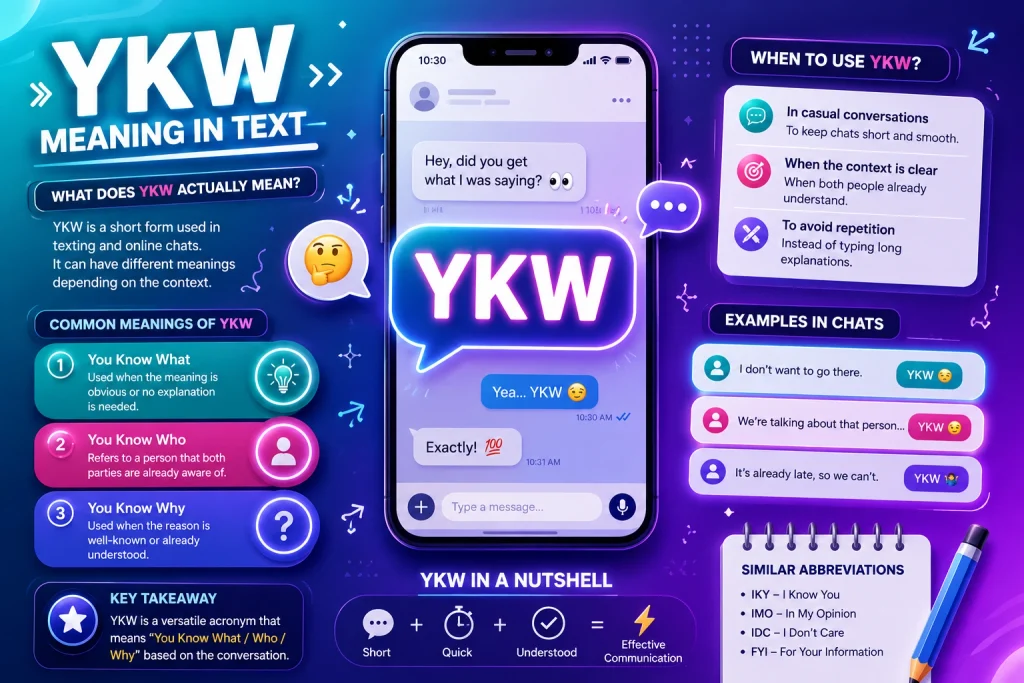 YKW Meaning in Text 