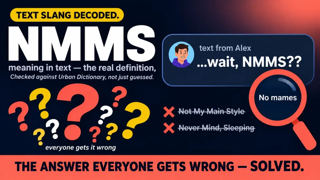 NMMS Meaning in Text