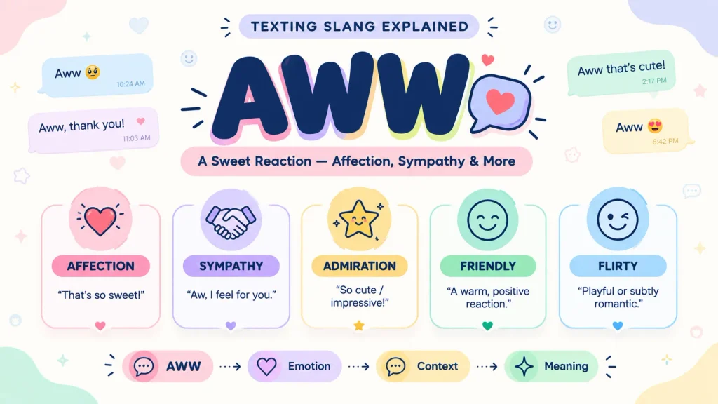 Aww Meaning in Text