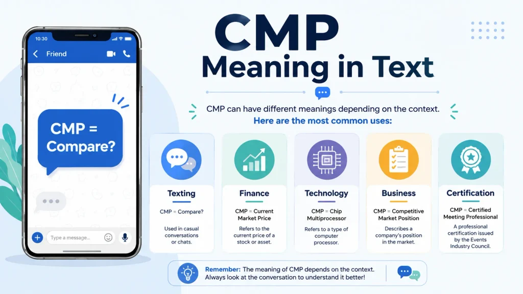  CMP Meaning in Text