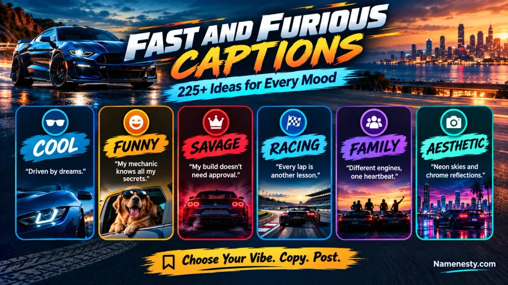 Fast and Furious Captions