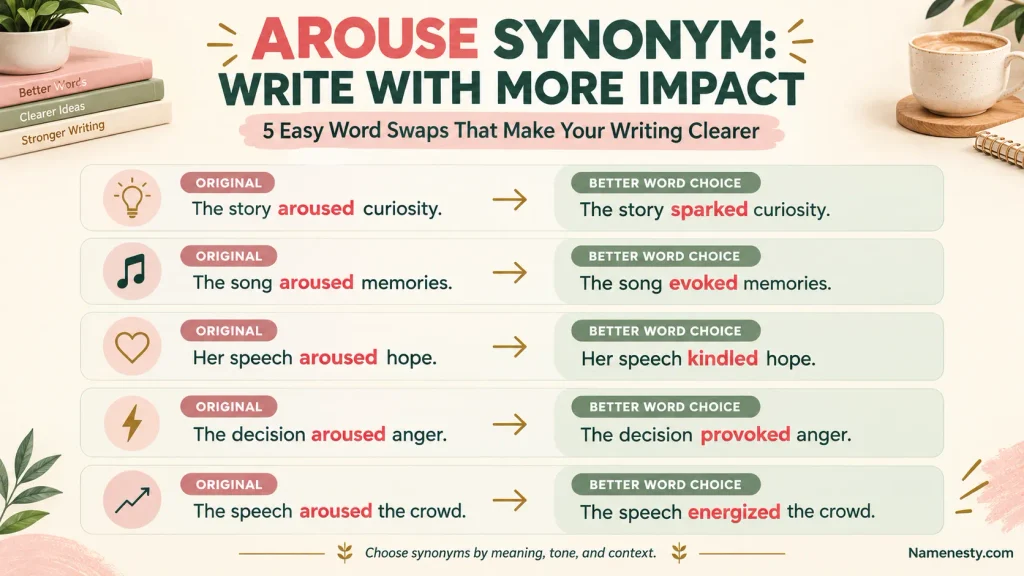 Arouse Synonym