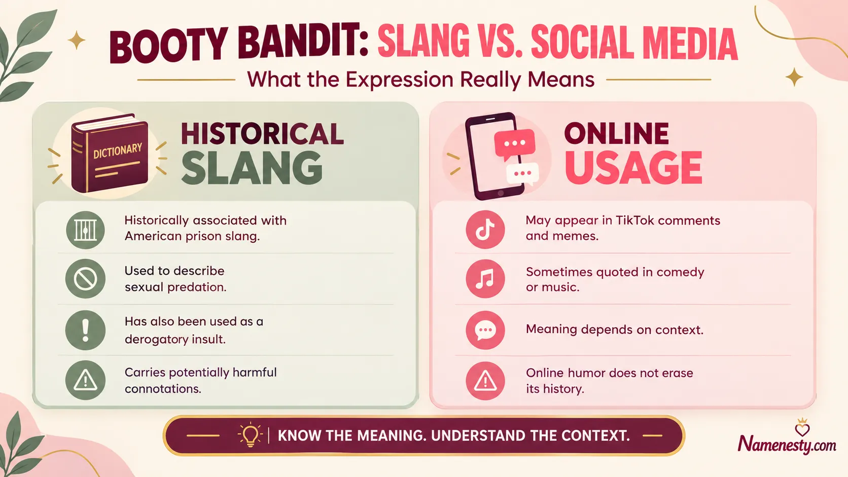 Learn how booty bandit is used in historical slang and modern online conversations, with important context for understanding the phrase.
