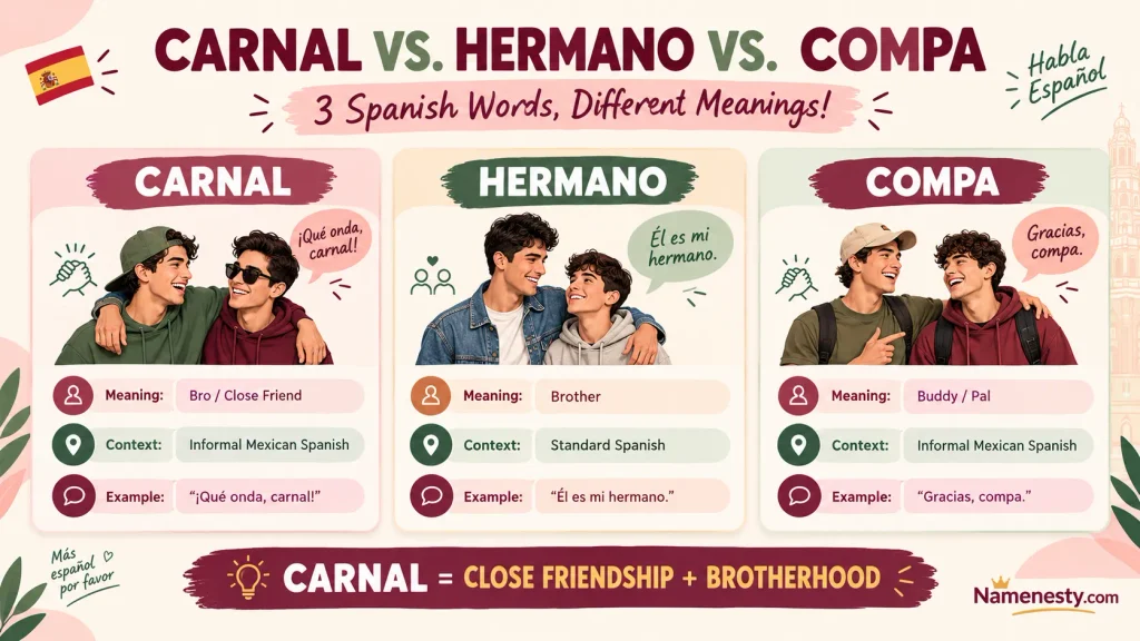 Carnal in Spanish