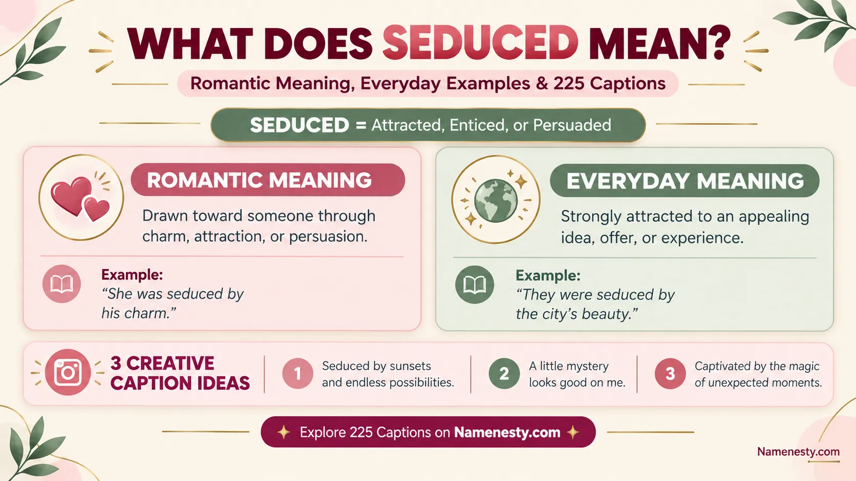 Definition of Seduced