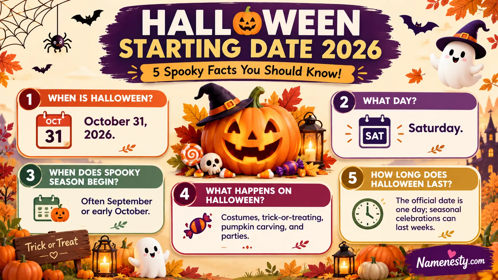 Halloween Starting Date