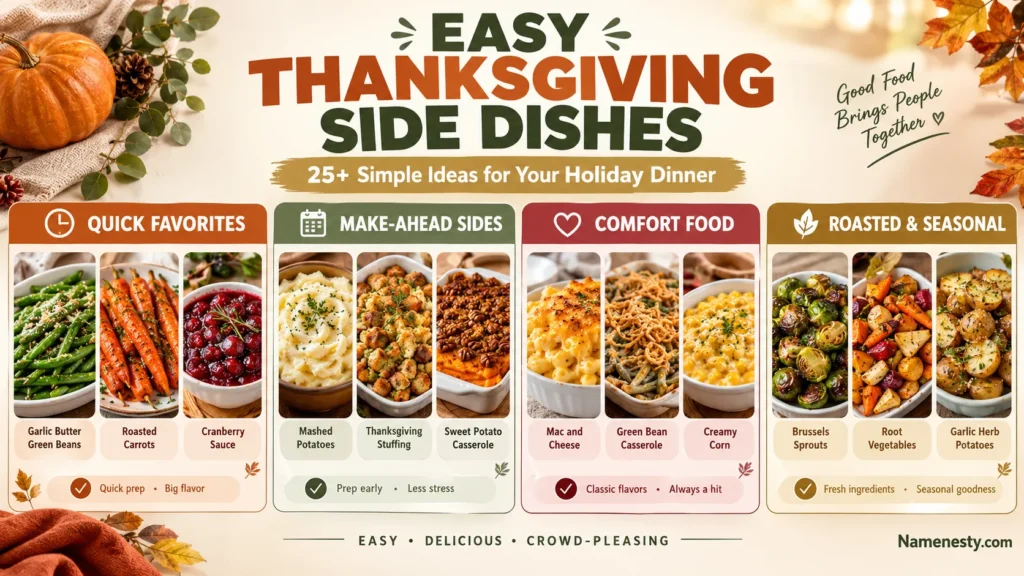 Easy Thanksgiving Dinner Side Dishes