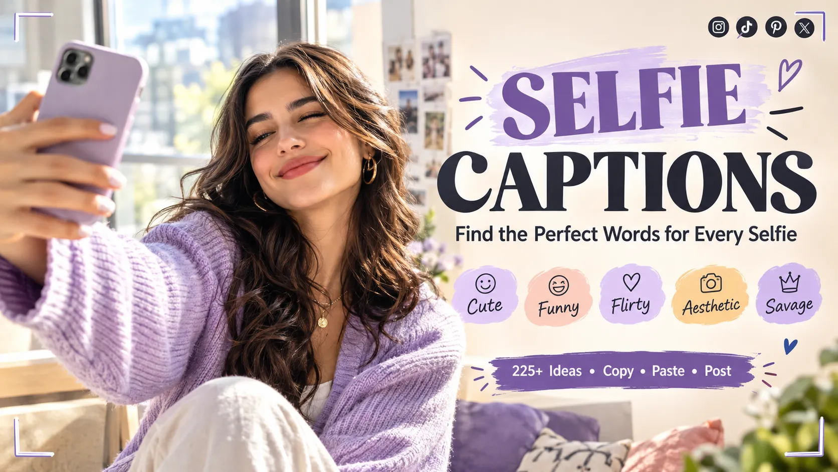 selfie captions