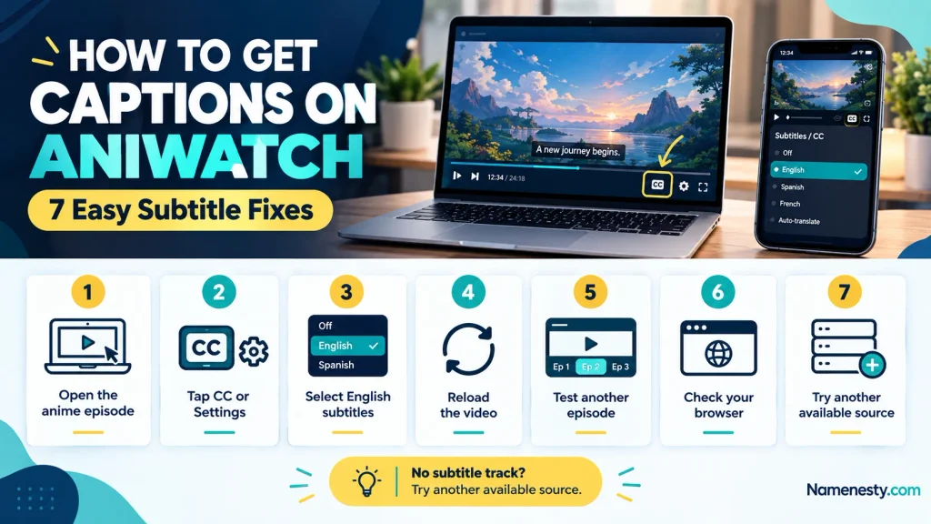 How to Get Captions on AniWatch