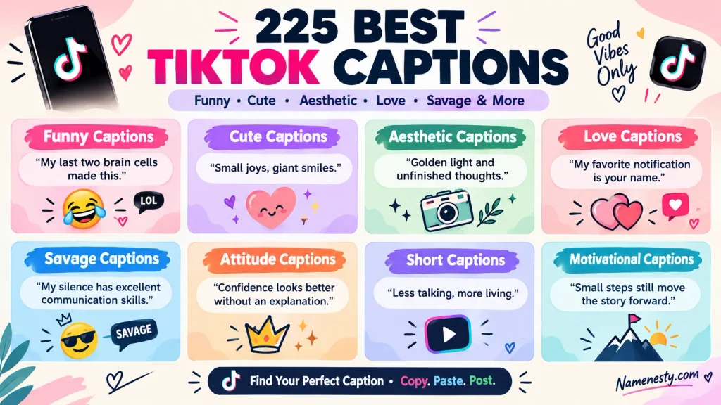 TikTok captions