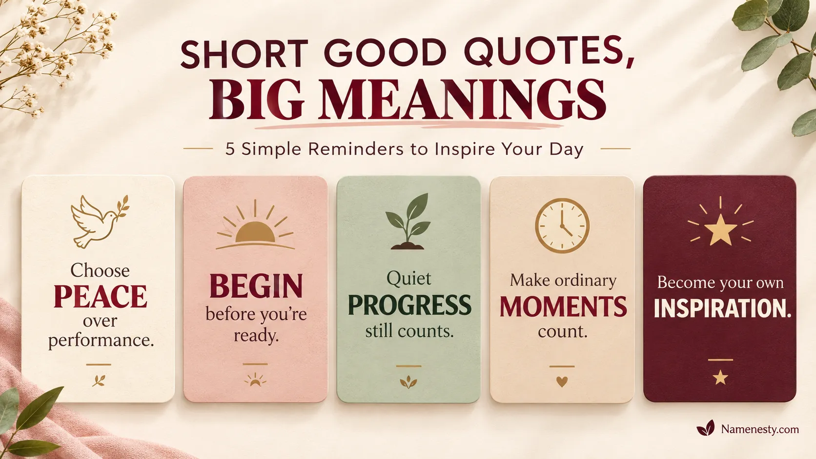 What Are 5 Good Quotes