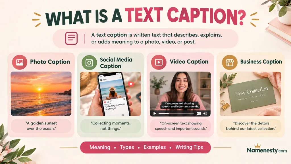 What Is a Text Caption