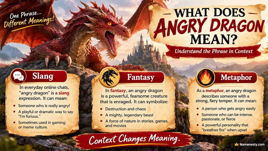Angry Dragon Meaning