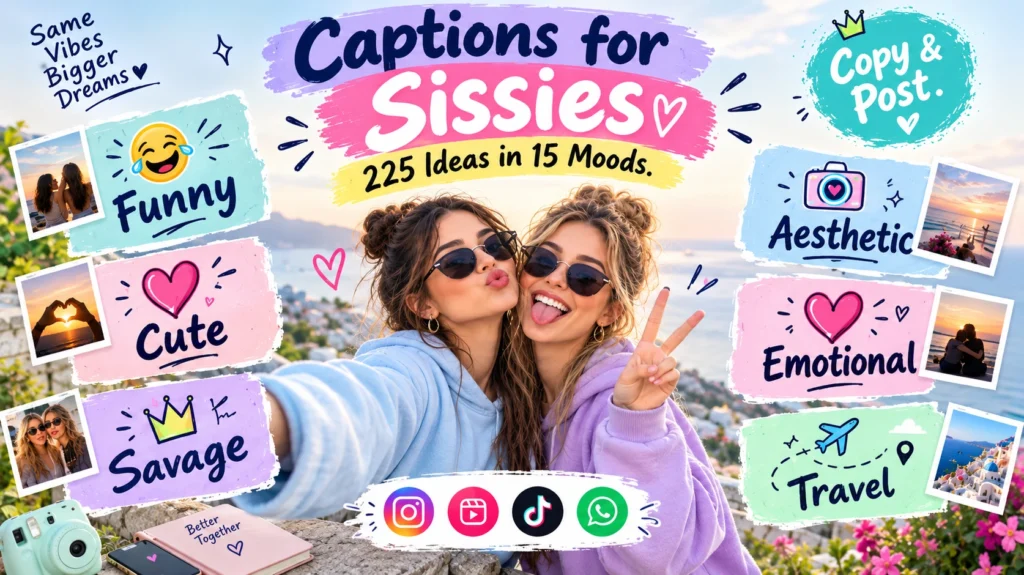 Captions for Sissies