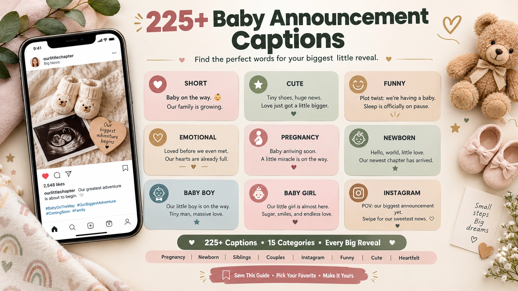 Baby Announcement Captions