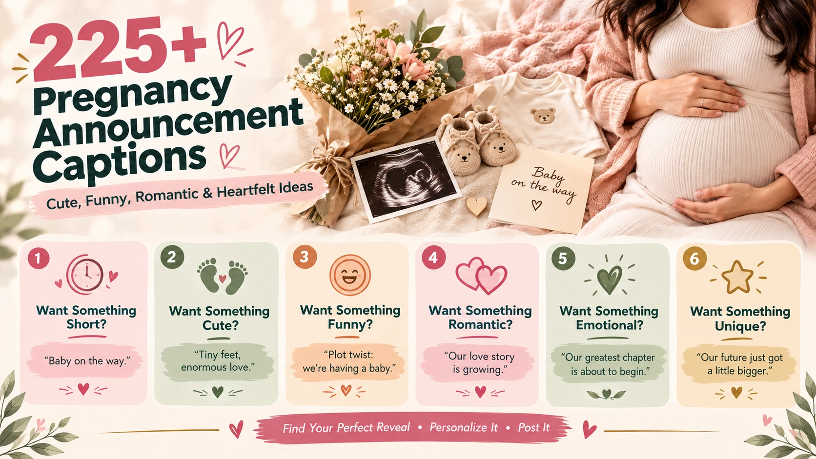 Pregnancy Announcement Captions