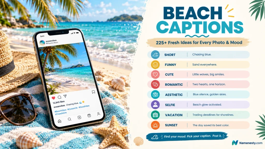 Beach Captions 