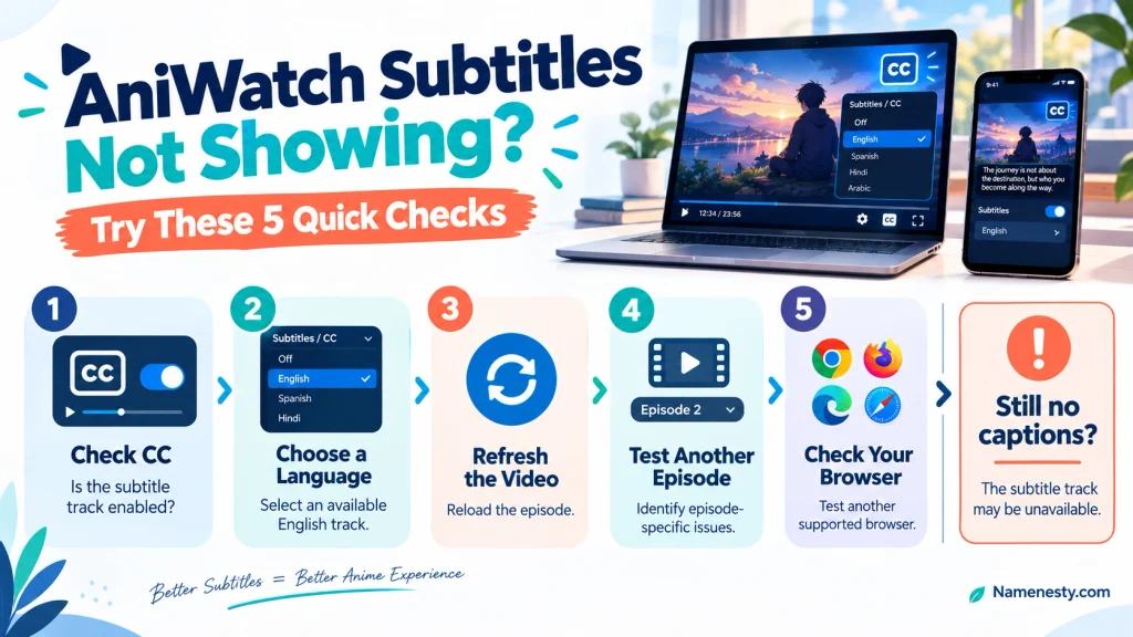 How to Get Captions on AniWatch