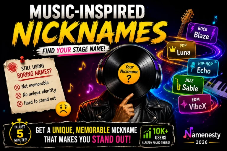 Music-Inspired Nicknames