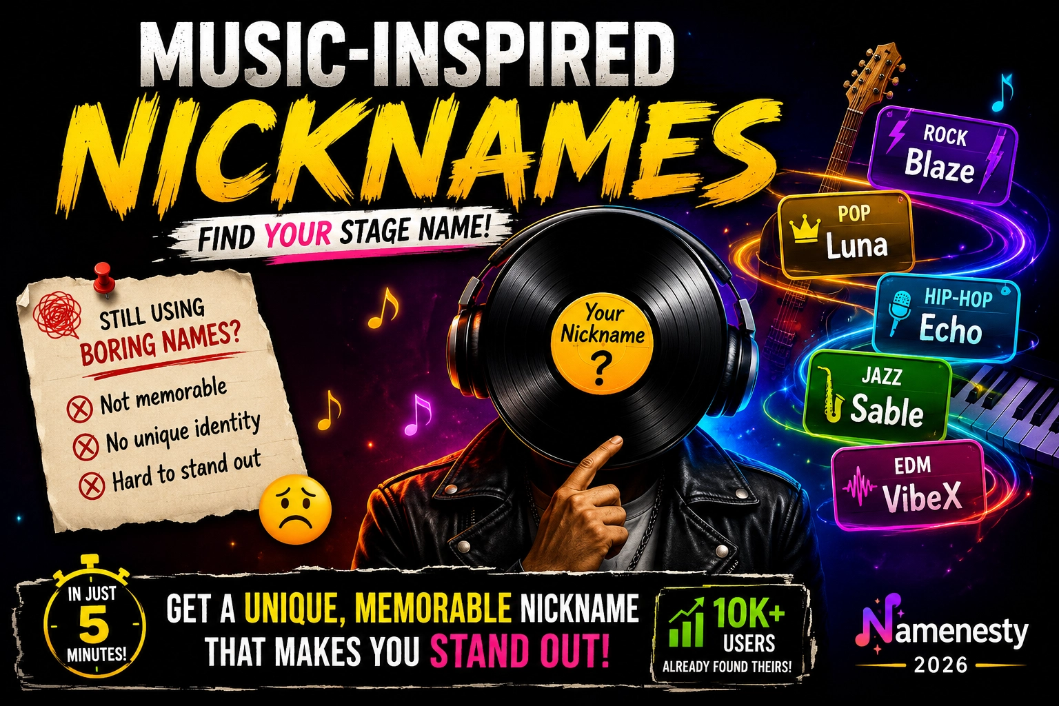 Music-Inspired Nicknames
