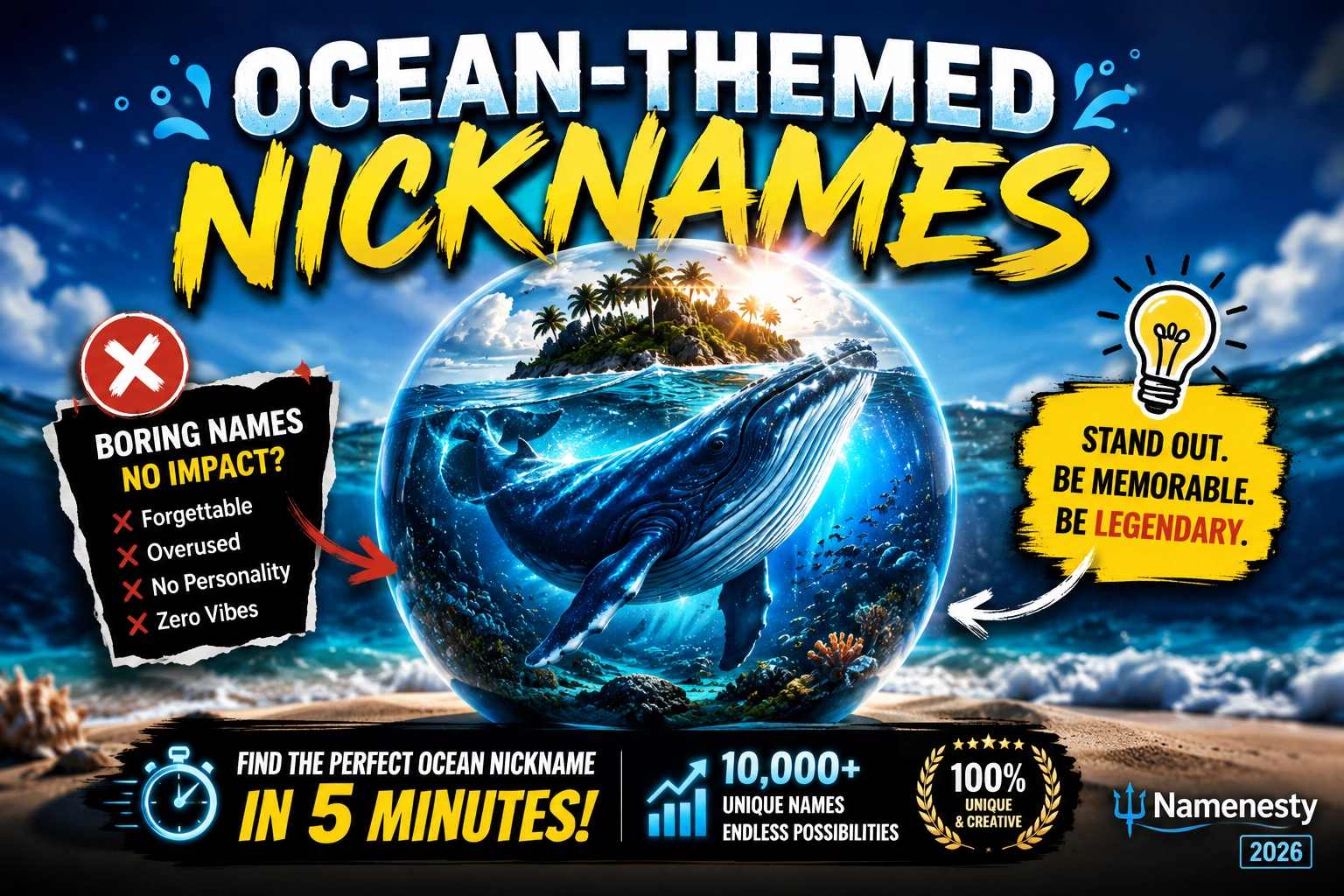 Ocean-Themed Nicknames