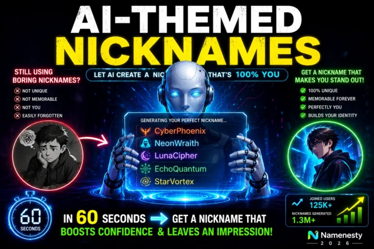 AI-Themed Nicknames