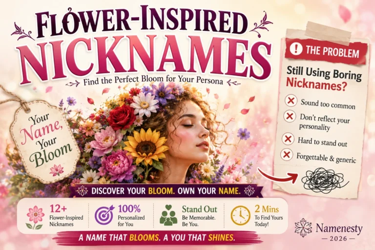 Flower-Inspired Nicknames