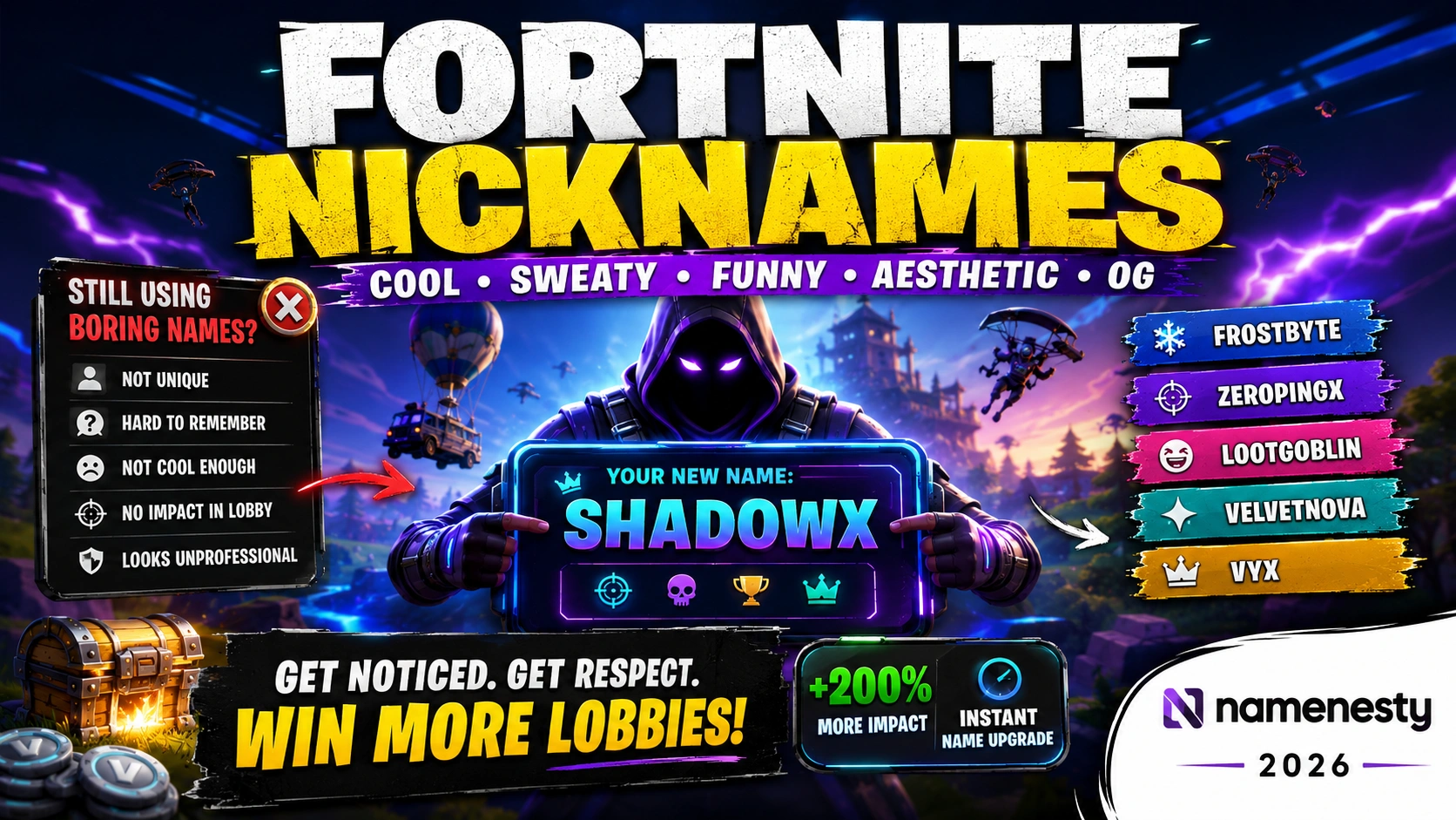 Fortnite Nicknames