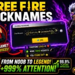 Free Fire Nicknames