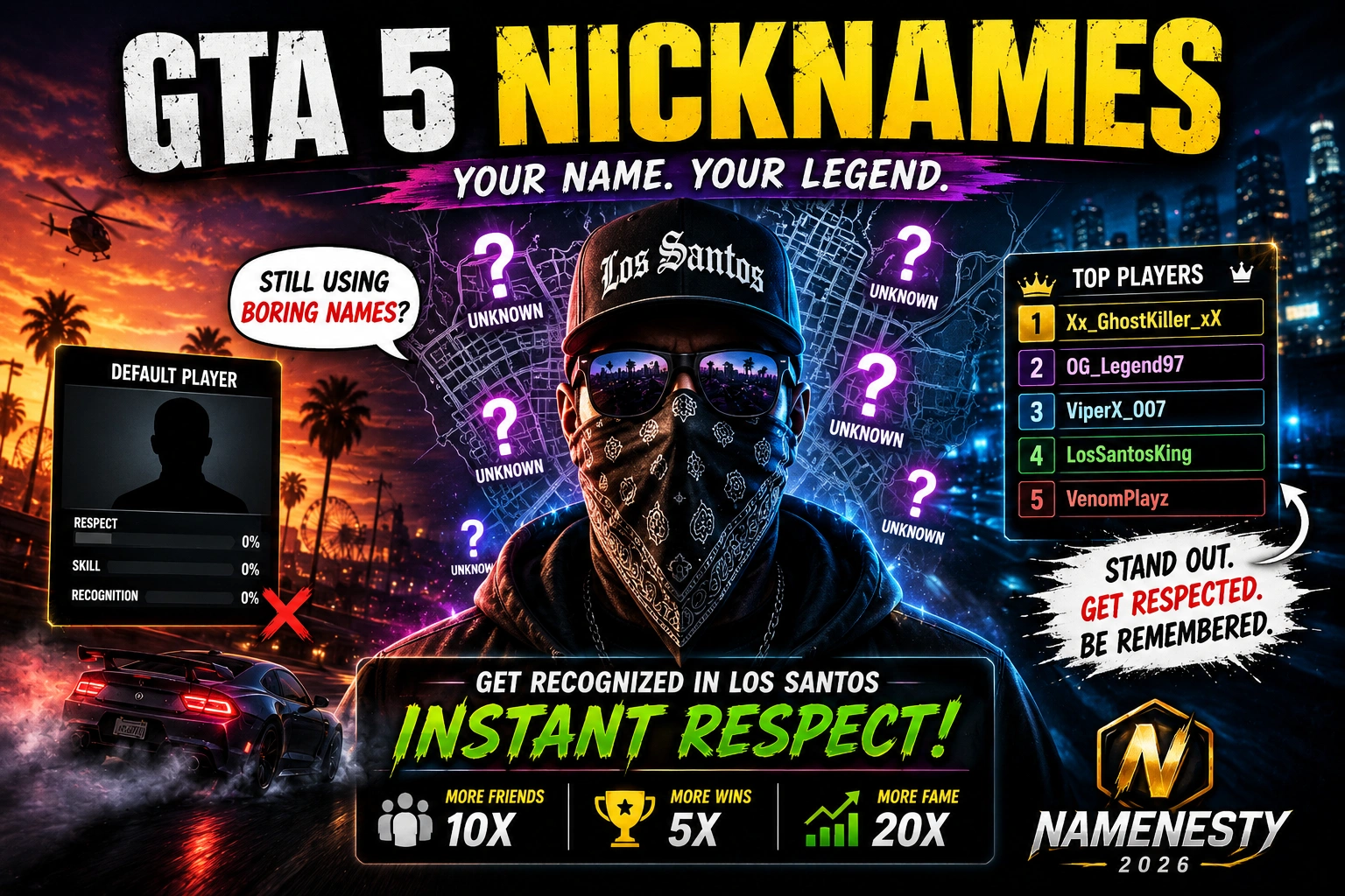 GTA 5 Nicknames