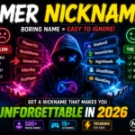 Gamer Nicknames