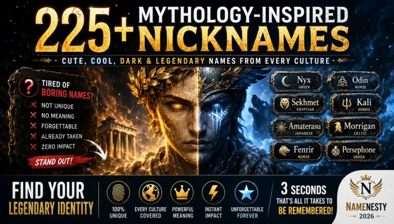 Mythology-Inspired Nicknames