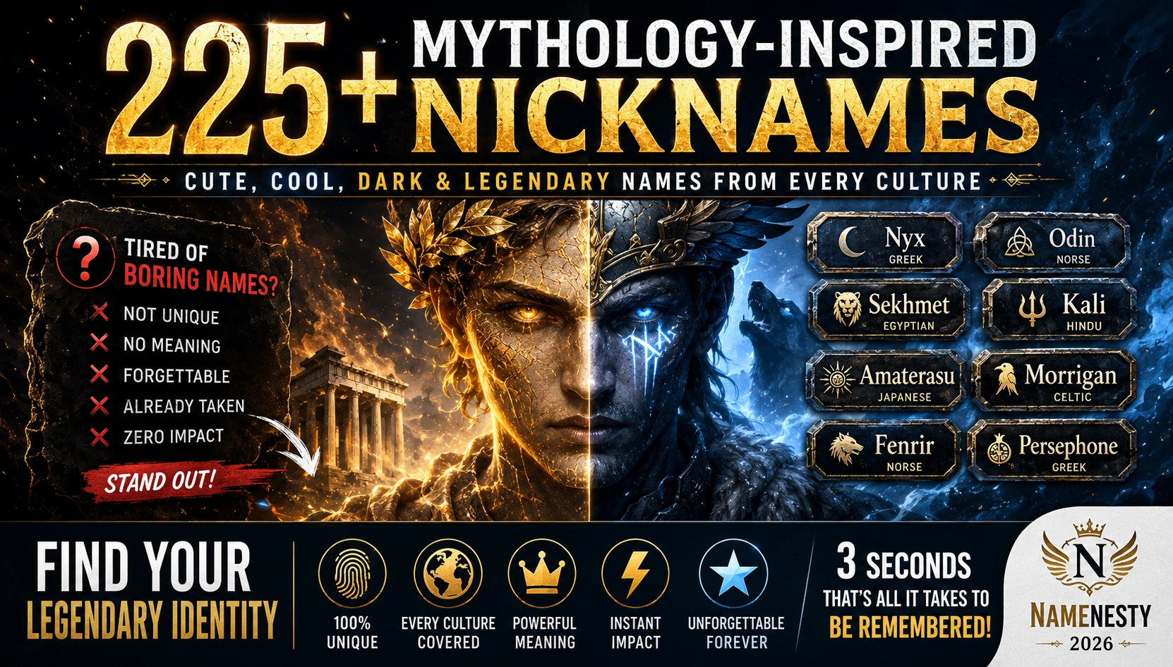 Mythology-Inspired Nicknames