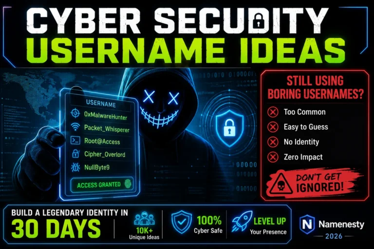 Cyber Security Username Ideas