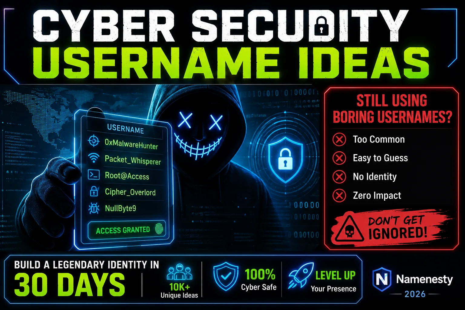 Cyber Security Username Ideas