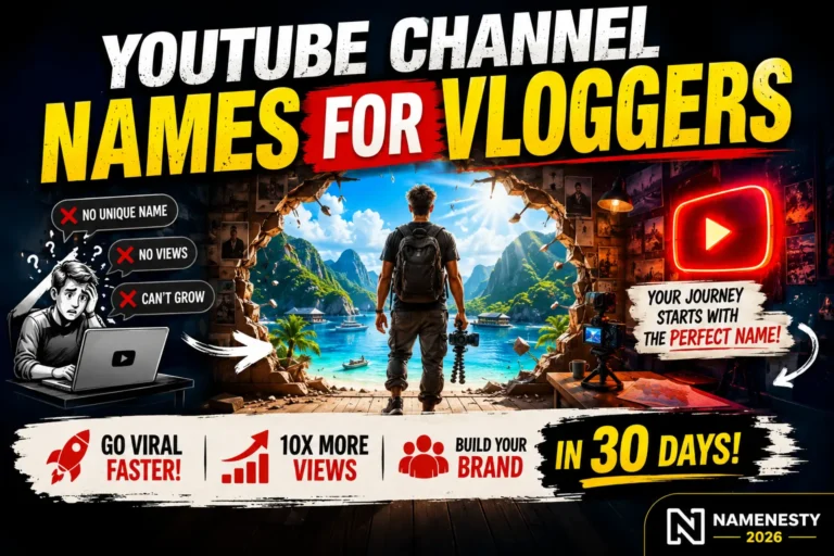 YouTube Channel Names Vloggers