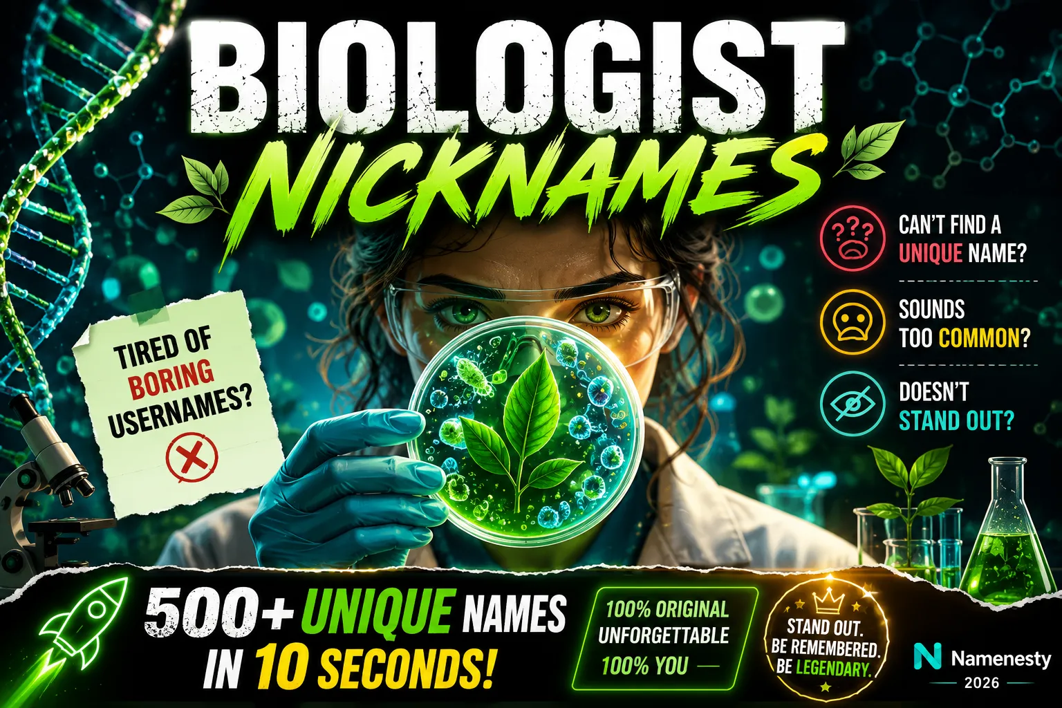 Biologist Nicknames